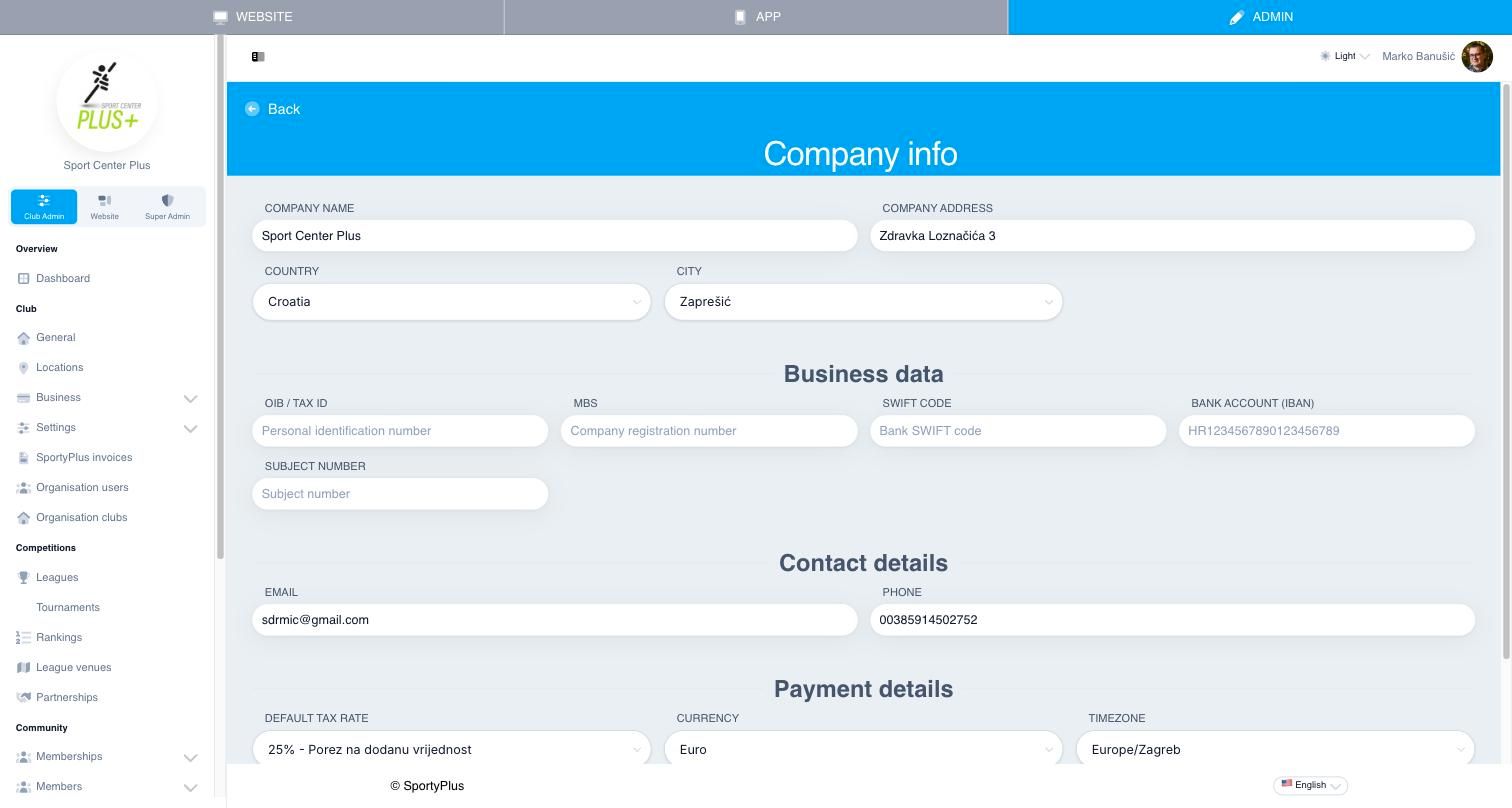 Company info